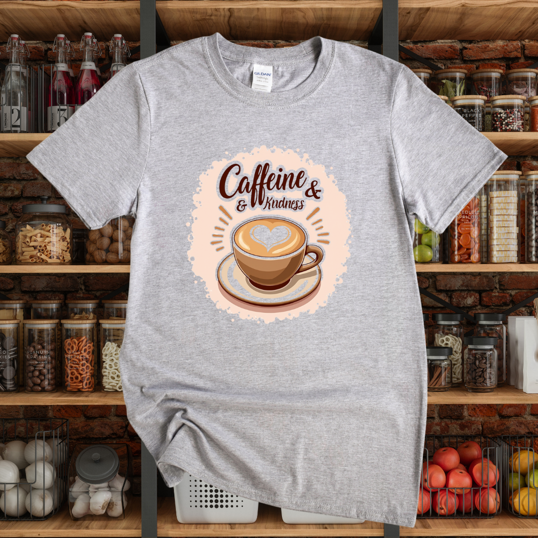 Caffeine and Kindness T-Shirt