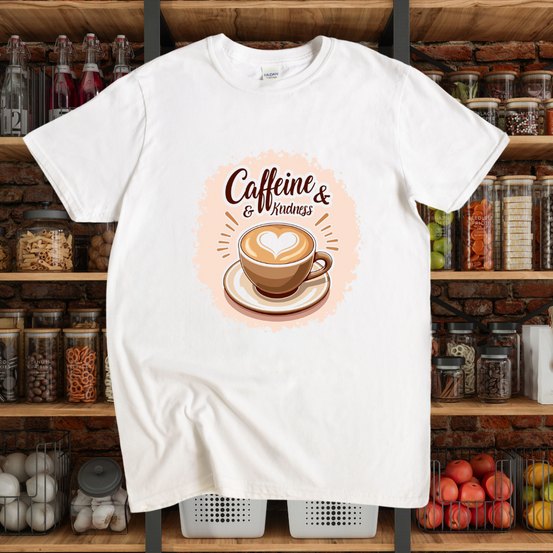 Caffeine and Kindness T-Shirt