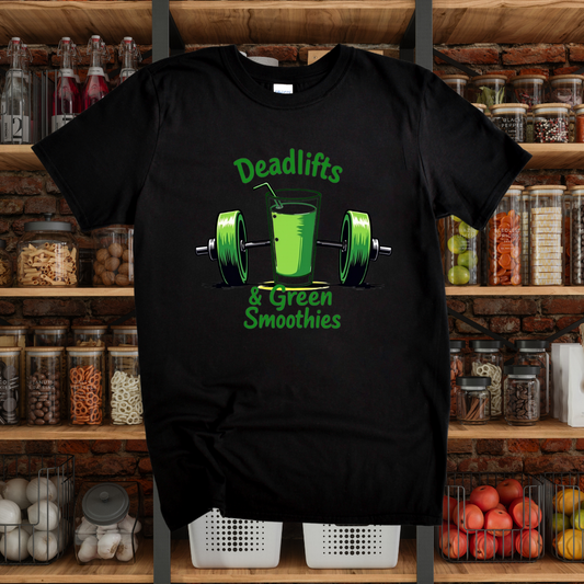 Deadlifts & Green Smoothies T-Shirt